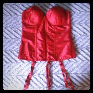Frederick's of Hollywood Red Bustier